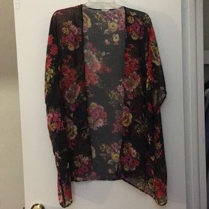 Floral Chiffon Kimono